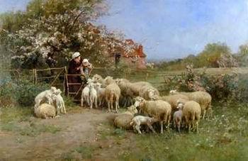 unknow artist Sheep 111 Germany oil painting art